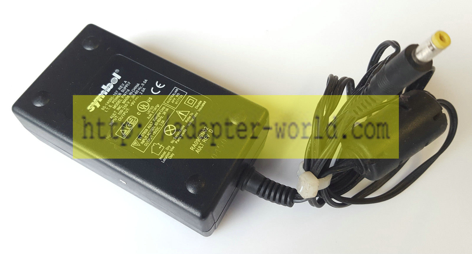 *Brand NEW*SYMBOL PW118 9V 2.0A AC/DC ADAPTER POWER SUPPLY 50-14000-107
